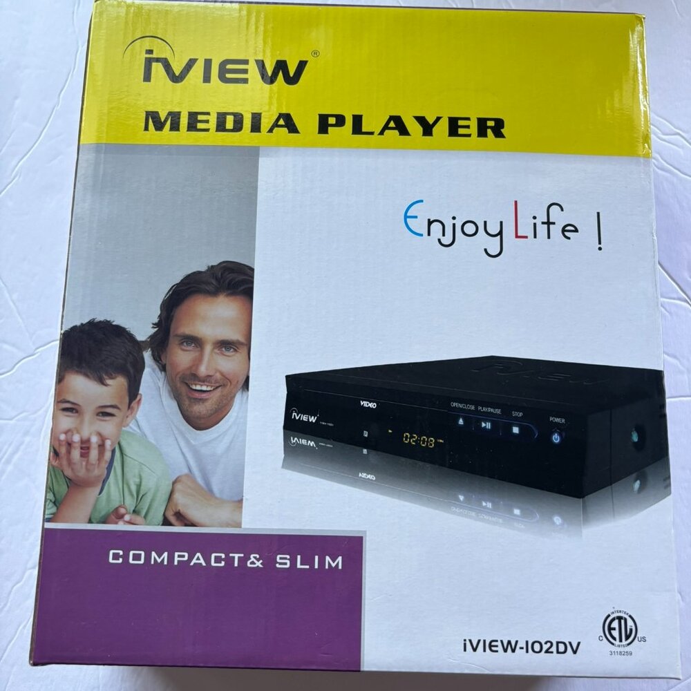 Preowned iView Compact & Slim DVD Media Player